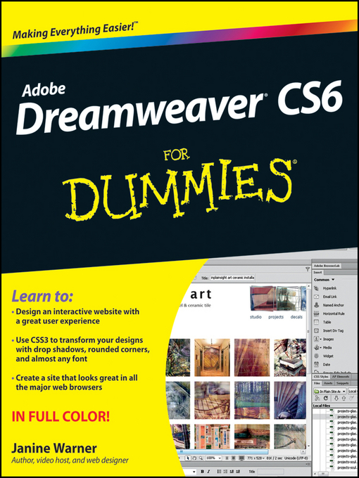 Title details for Dreamweaver CS6 For Dummies by Janine Warner - Available